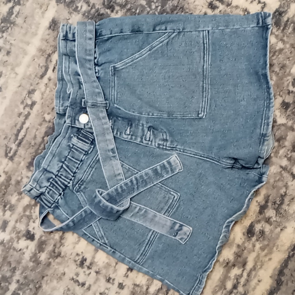 High-waisted shorts